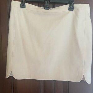 Cream wool Women's Skirt